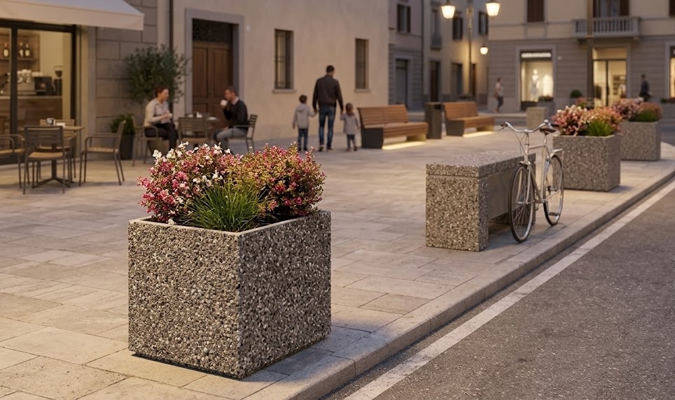 Cómo instalar correctamente jardineras en áreas públicas