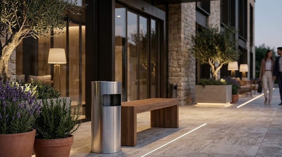 Ceniceros exteriores para bares y restaurantes: cómo mantener limpias sus áreas al aire libre.