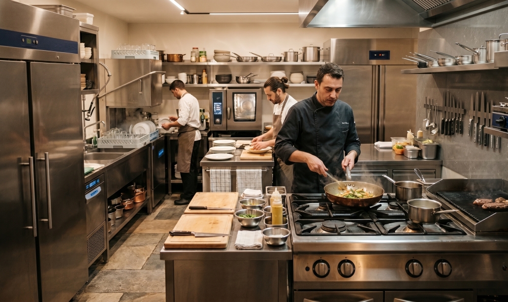 Cocinas profesionales para restaurantes: equipamiento esencial