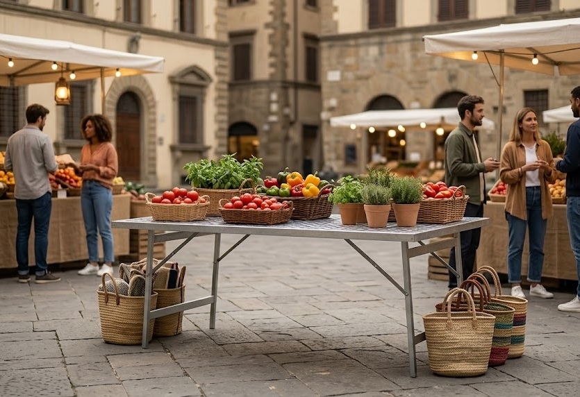 Equipamiento para mercados: Guía completa para elegir puestos, mesas y sombrillas profesionales.