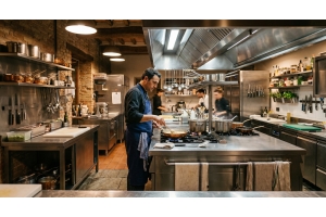Cocinas profesionales de acero inoxidable: características y ventajas