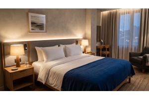 Ropa de cama para habitaciones de hotel: Cómo elegir edredones y sábanas para la temporada de otoño/invierno.