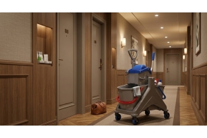 Carros de limpieza para hoteles: Cómo mejoran la eficiencia del servicio de limpieza.