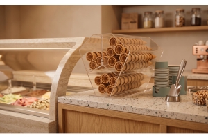 Soportes para conos de mostrador: las soluciones más prácticas para heladerías y bares.