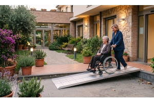 Rampas móviles para personas con discapacidad: cuándo elegir una solución portátil
