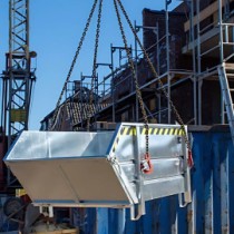 Contenedores basculantes para carretillas elevadoras