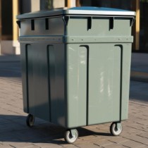 Cubos de basura y contenedores de residuos