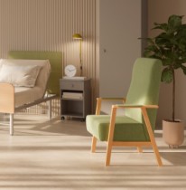 Sillas y sillones para habitaciones de hospital