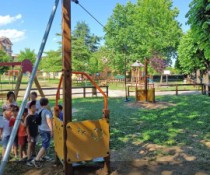 Tirolinas para parques infantiles