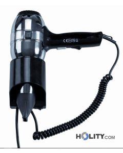 Secador de pelo tipo pistola de pared para hoteles h3364