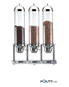 Dispensador triple de cereales 5+5+5 litros h1005_22