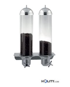 Dispensador de cereales mural 5+5 litros  h1005_25