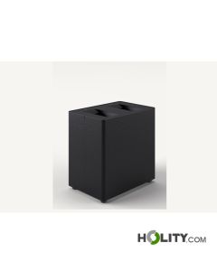 Contenedor de reciclaje para interior 2 x 48 l h1025_30