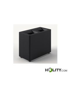 Papelera para la recogida selectiva para interior 2 x 24 l h1025_32