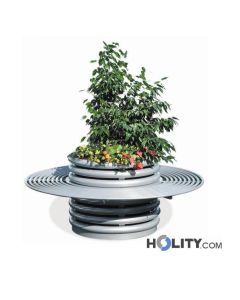 jardinera-con-banco-de-metal-h140159