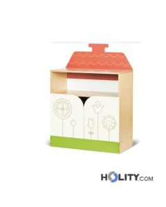 mueble-casa-2-puertas-con-estante-para-guardera-h40237