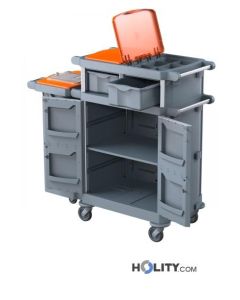 carro-lavanderia-para-hotel-con-soporte-bolsa-individual-h489-60