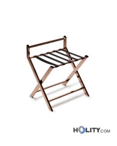 Apoyamaletas con barandilla de acero inoxidable con 2 piezas h76_111