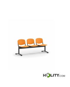 Banco de tres plazas para sala de espera h776_91