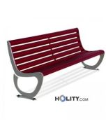 banco-de-metal-bicolor-con-respaldo-h14005