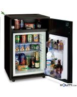 Minibar para hotel silencioso con mueble de madera h7610
