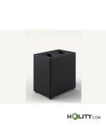 Contenedor de reciclaje para interior 2 x 48 l h1025_30