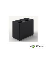 Papelera para la recogida selectiva para interior 2 x 24 l h1025_32