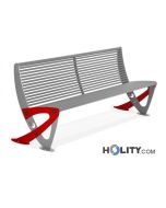 banco-de-metal-bicolor-con-respaldo-h14004