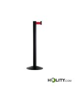 poste-de-delimitacion-en-aluminio-con-cinta-h16206