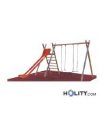 columpio-dos-plazas-con-tobogan-h17205