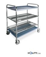 carro-con-2-estantes-escurreplatos-con-1-estante-escurre-vasos-h22-252