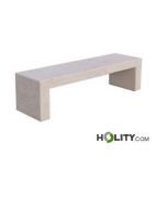 Banco de hormigón para mobiliario urbano h319_68