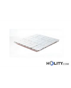 Pasarela para establecimientos de baño 5 m RAL 7035 h1009_01