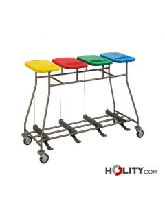 carro-inox-con-4-porta-bolsas-h315-30