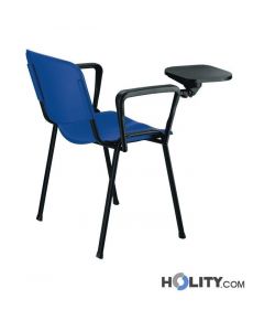 sala de reuniones-silla-con-reposabrazos-y-tableta-escritorio-h34411