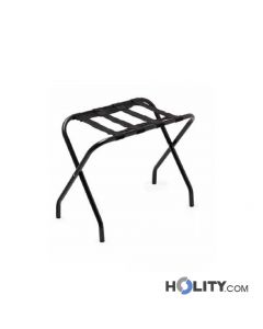 Apoyamaletas de acero negro mate h76_115