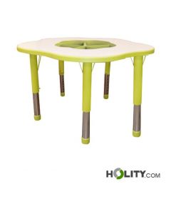 mesa-forma-flor-ajustable-con-cesta-para-guarderia-h872-09