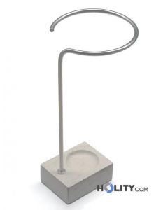 paraguero-de-diseño-de-acero-con-base-de-marmol-h9746