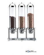 Dispensador triple de cereales 5+5+5 litros h1005_22