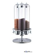 Dispensador de cereales giratorio con 3 recipientes h1005_23
