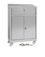 armario-escritorio-de-pie-inox-aisi304-2-puertas-con-cajon-sobre-ruedas-h111_125