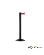 poste-de-delimitacion-en-aluminio-con-cinta-h16206