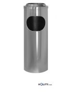 papelera-cenicero-redondo-de-acero-con-agujero-oval-h2263