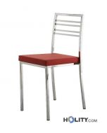silla-diseño-de-piel sintetica-y-metal-h20923
