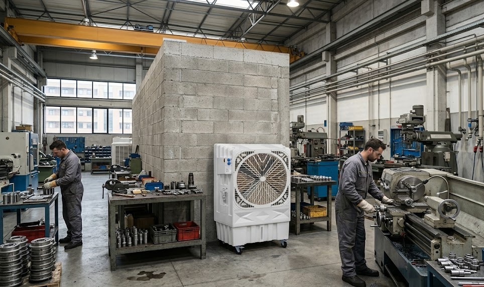 Cómo refrigerar una nave industrial: soluciones eficaces para grandes superficies