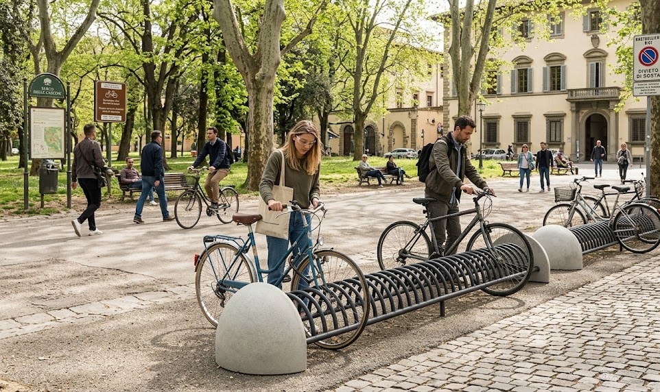 Dimensiones de los aparcabicicletas: medidas mínimas y espacios necesarios que debes conocer