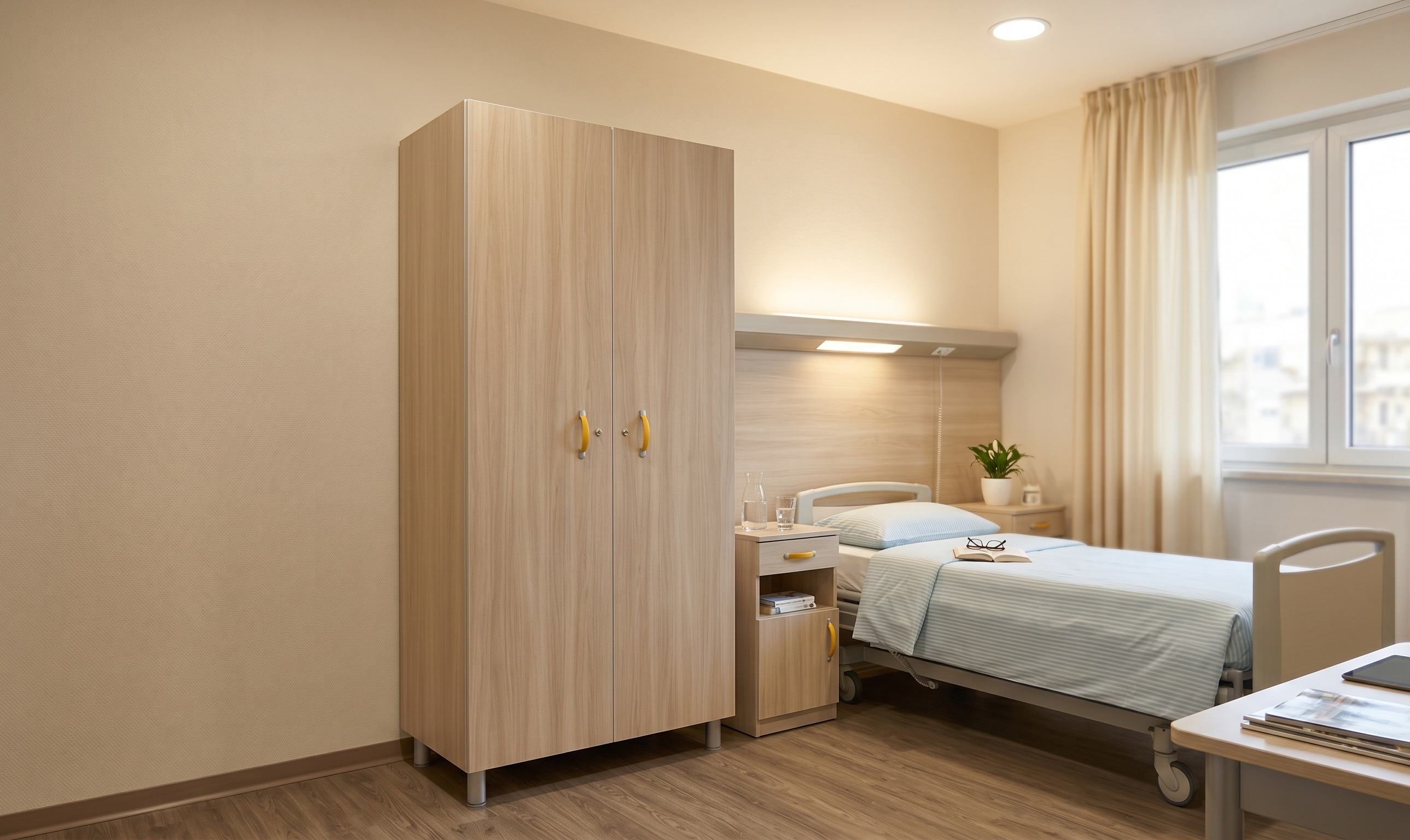 Armarios para hospitales: Cómo elegir el modelo adecuado para las habitaciones de hospital