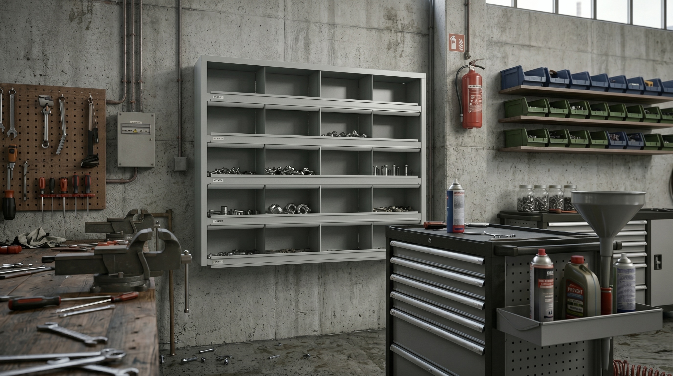 Armarios para piezas pequeñas: cómo elegir la solución adecuada para taller y almacén