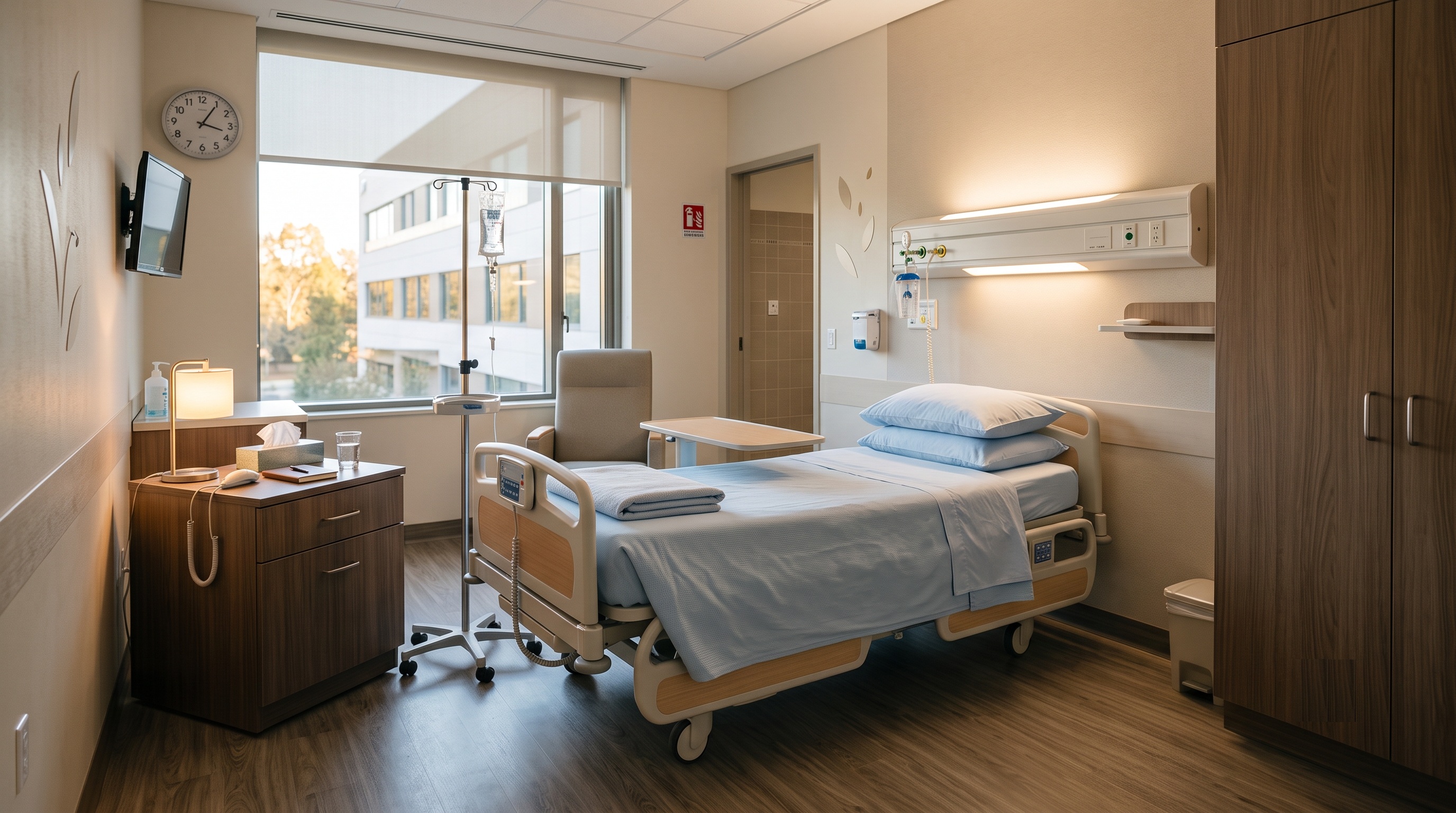 Cómo diseñar una habitación de hospital moderna y eficiente