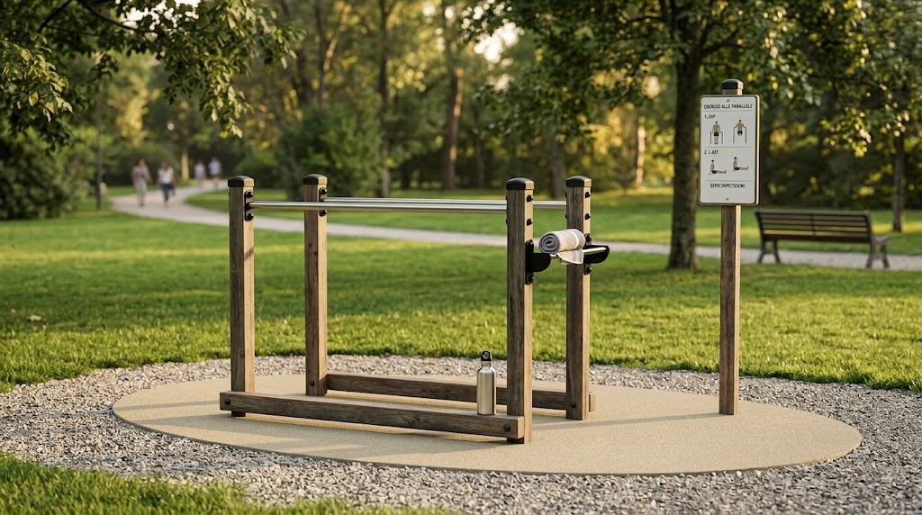 Equipos de fitness al aire libre para calistenia: cómo preparar tu área